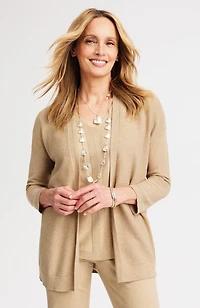 wearever soft open-front cardi