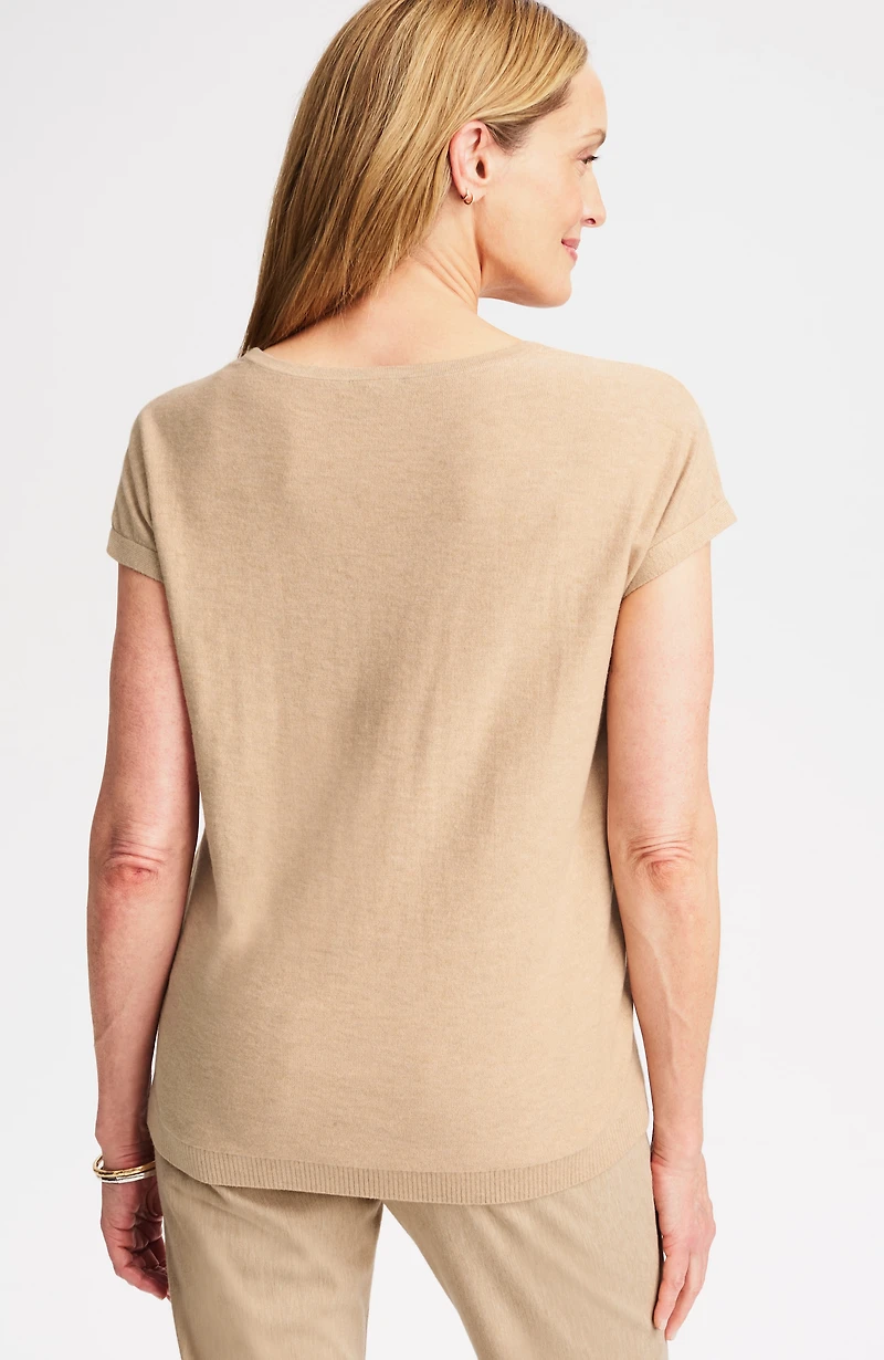 wearever soft short-sleeve sweater