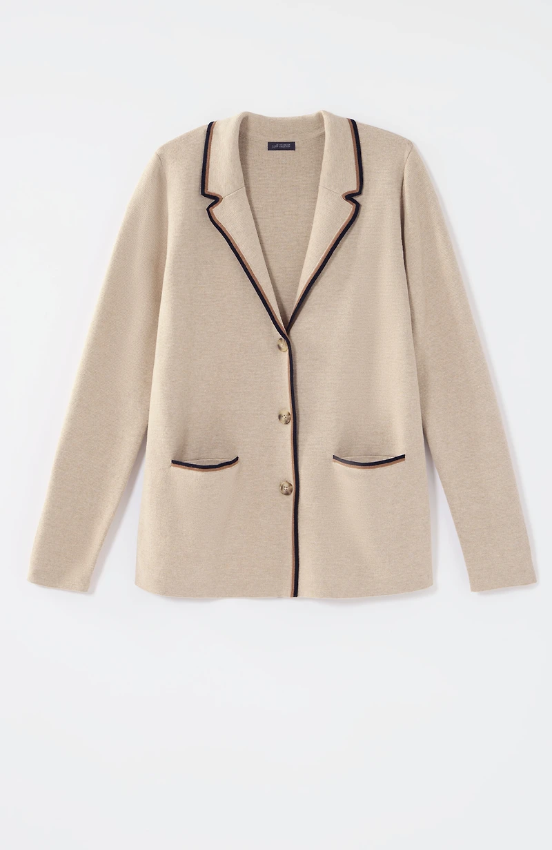 wearever double-knit sweater-jacket