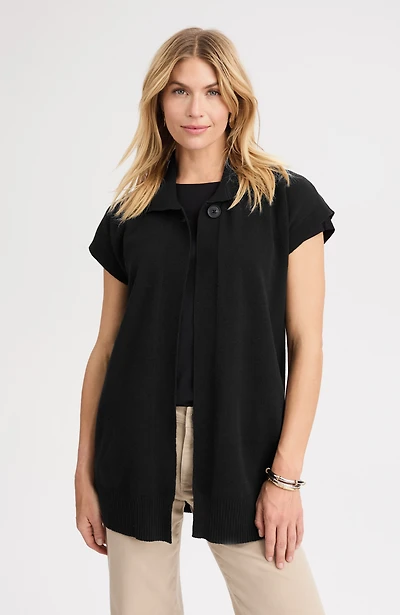 collared gilet