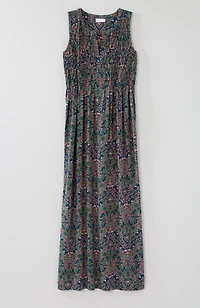 pintucked sleeveless dress