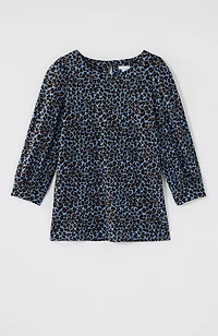 ponte knit blouse