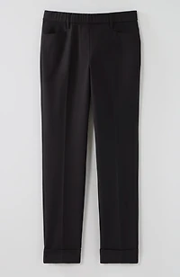 curvy-fit versatile cotton-stretch cuffed pants