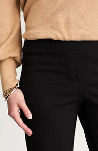 ponte straight-leg pants