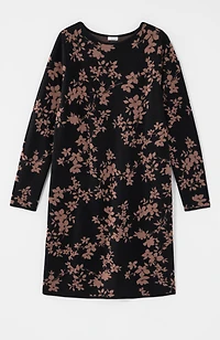 jacquard sweater dress