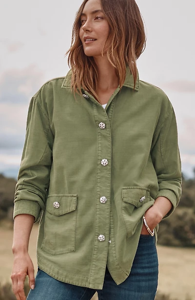 embellished relaxed jacket