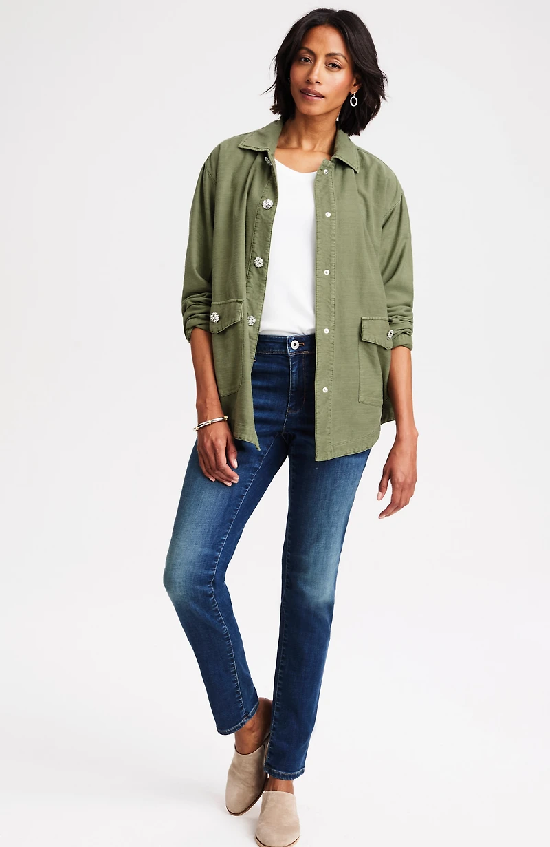 embellished relaxed jacket
