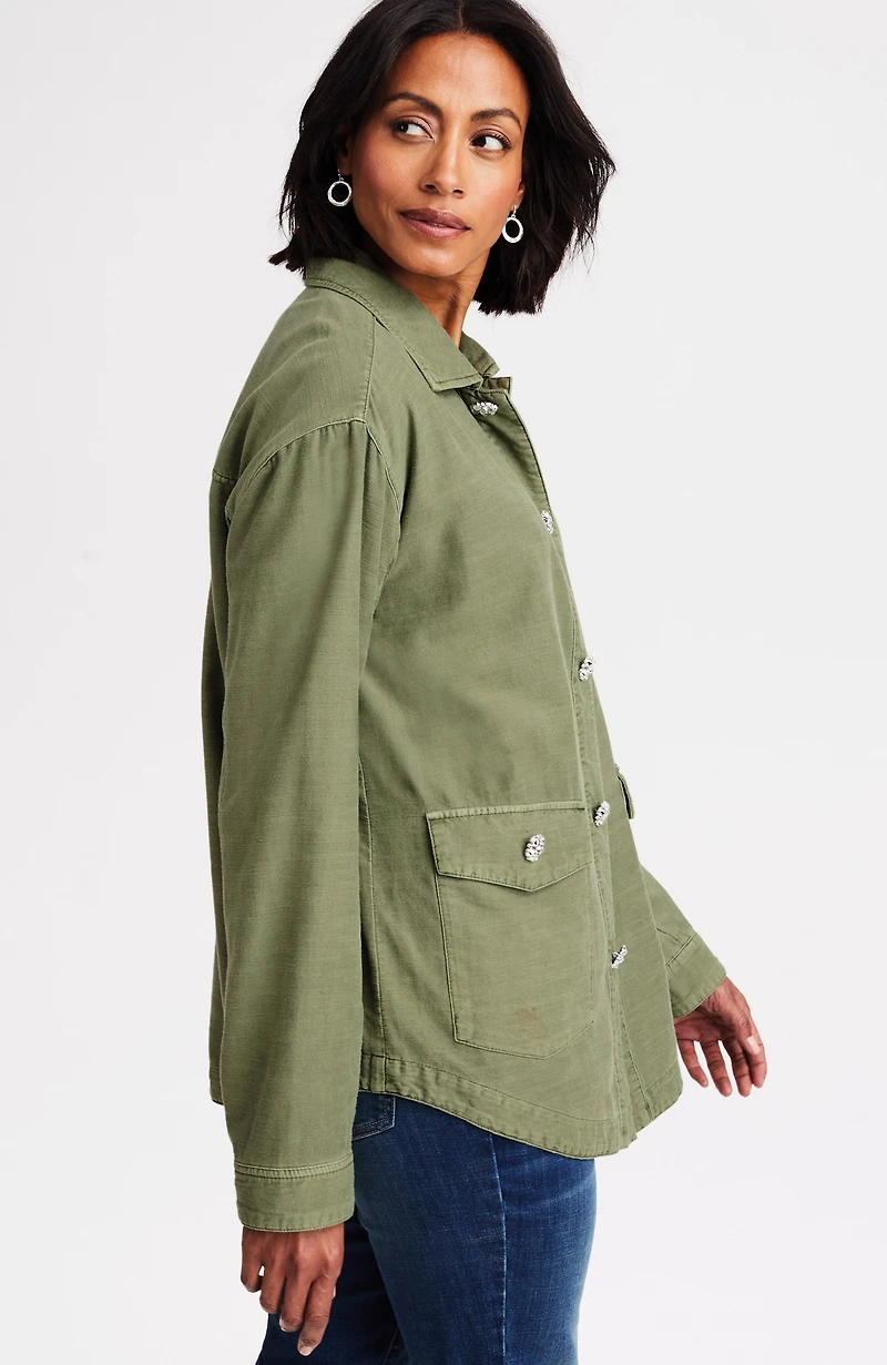 embellished relaxed jacket