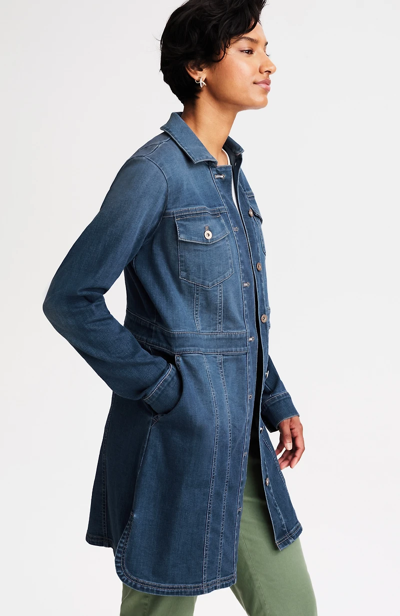 denim duster jacket