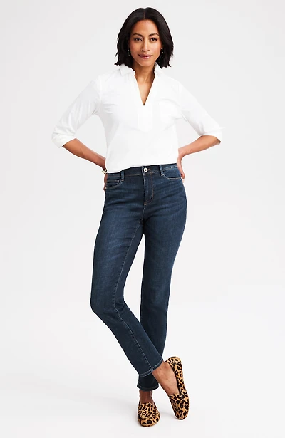 curvy-fit authentic slim-leg jeans