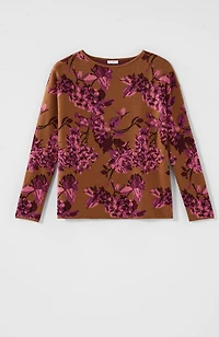 floral jacquard sweater