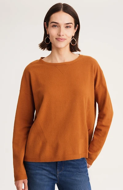 relaxed pullover sweater
