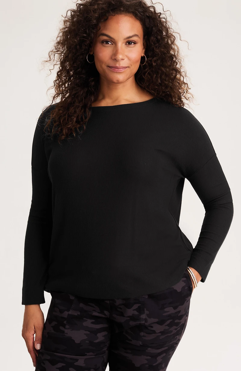 relaxed rib tee