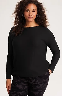 relaxed rib tee