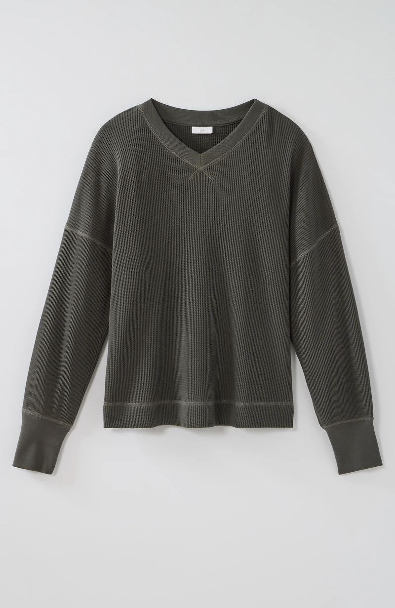 relaxed waffle top