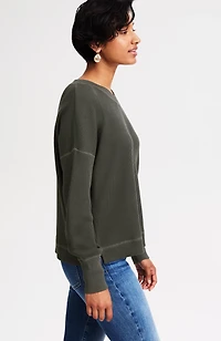 relaxed waffle top