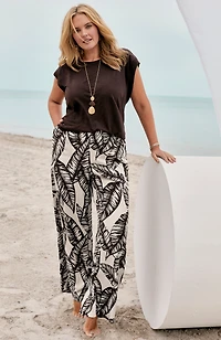 silky-soft wide-leg pants