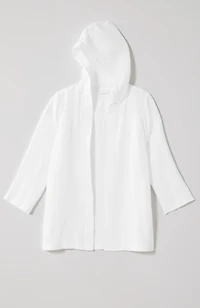 pure jill linen hooded jacket