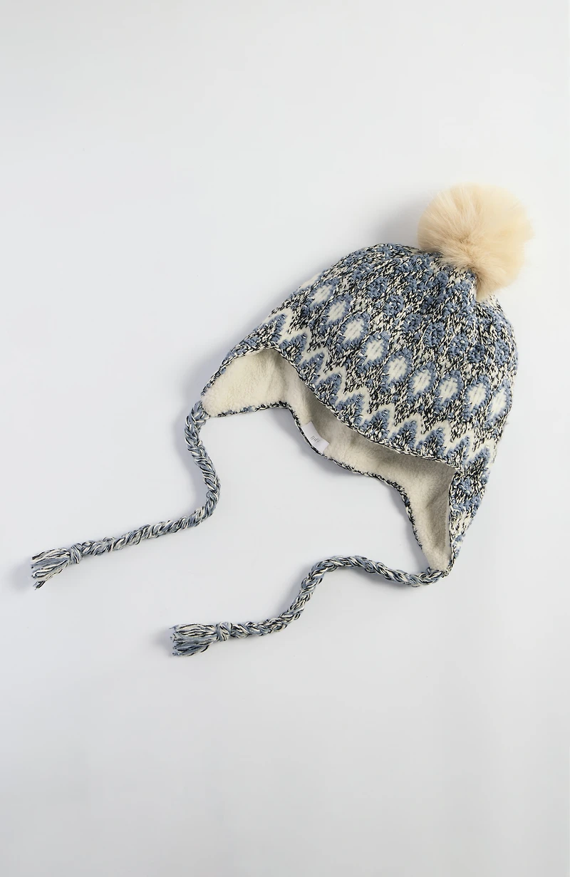 fair isle trapper hat