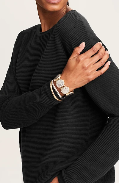 wearever ottoman-textured sweater