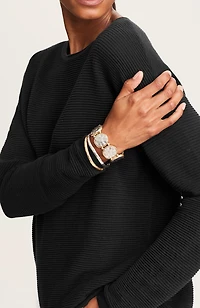 wearever ottoman-textured sweater