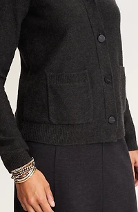 wearever button-front cardi