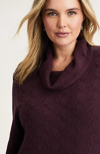 wearever textured sweater tunic