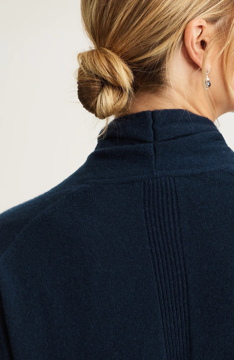 pure jill recycled-cashmere pullover v-neck sweater