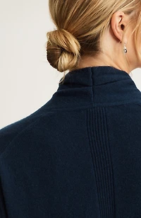 pure jill recycled-cashmere pullover v-neck sweater