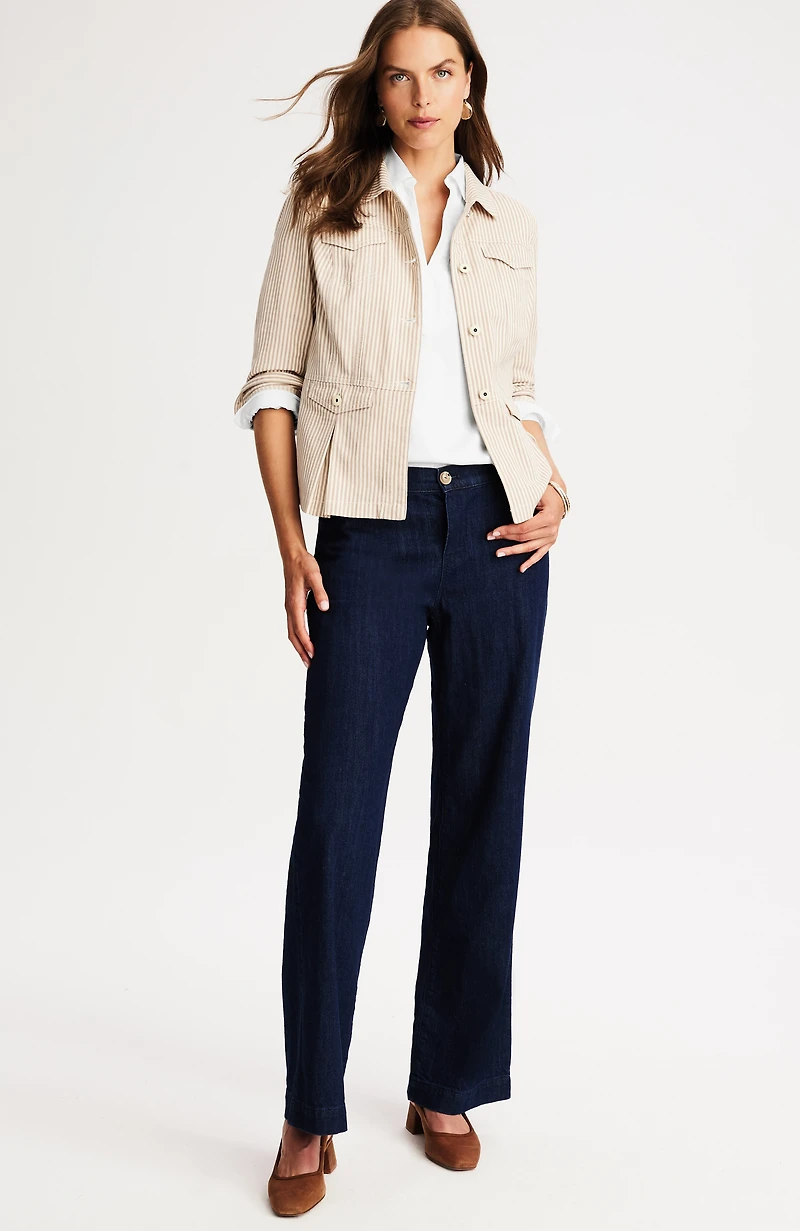 cotton-stretch trapunto-stitched popover