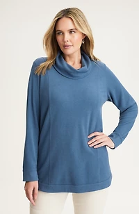 cozy seamed tunic