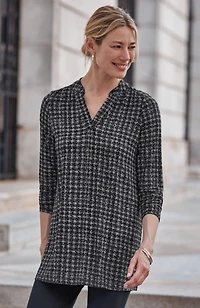 wearever a-line shirred tunic