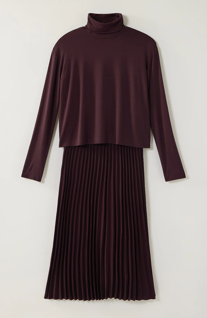 wearever 2-in-1 turtleneck dress