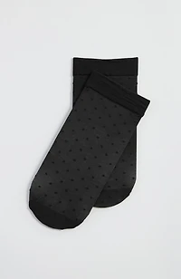 dotted hosiery socks
