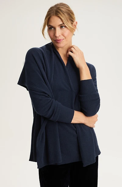 recycled-cashmere-blend scarf