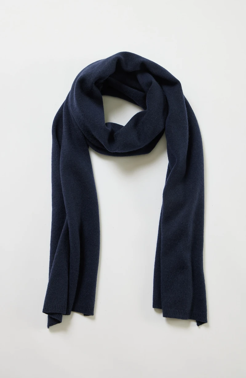 recycled-cashmere-blend scarf