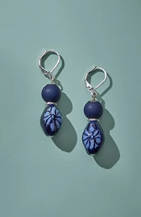 ceramic beaded earrings