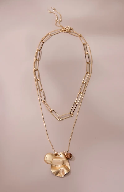 short layered necklace