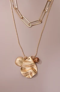 short layered necklace