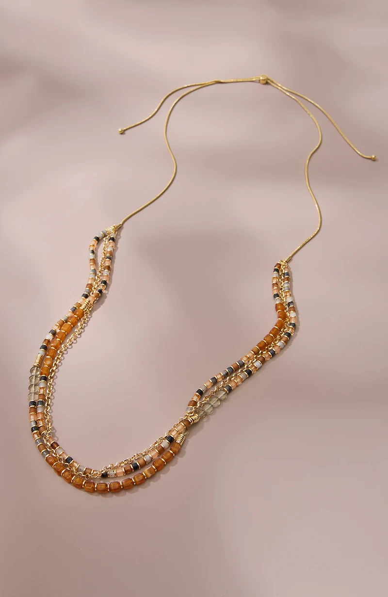 free-spirit beaded necklace