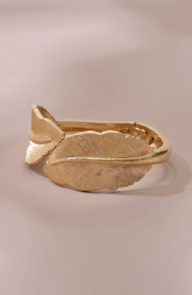 fall foliage hinge bracelet