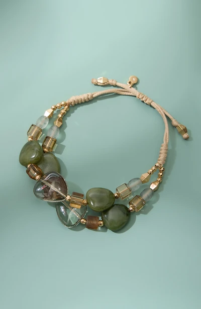 artisanal beaded bracelet