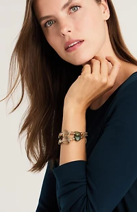artisanal beaded bracelet