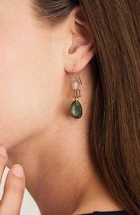 artisanal beaded earrings