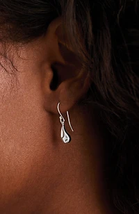 sterling silver teardrop earrings