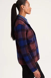 wearever plaid sweater-jacket