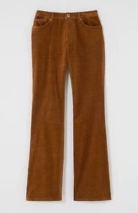 curvy-fit corduroy flare jeans
