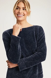 pure jill luxe-chenille pullover sweater