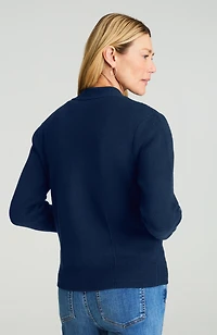 zip-front cardi