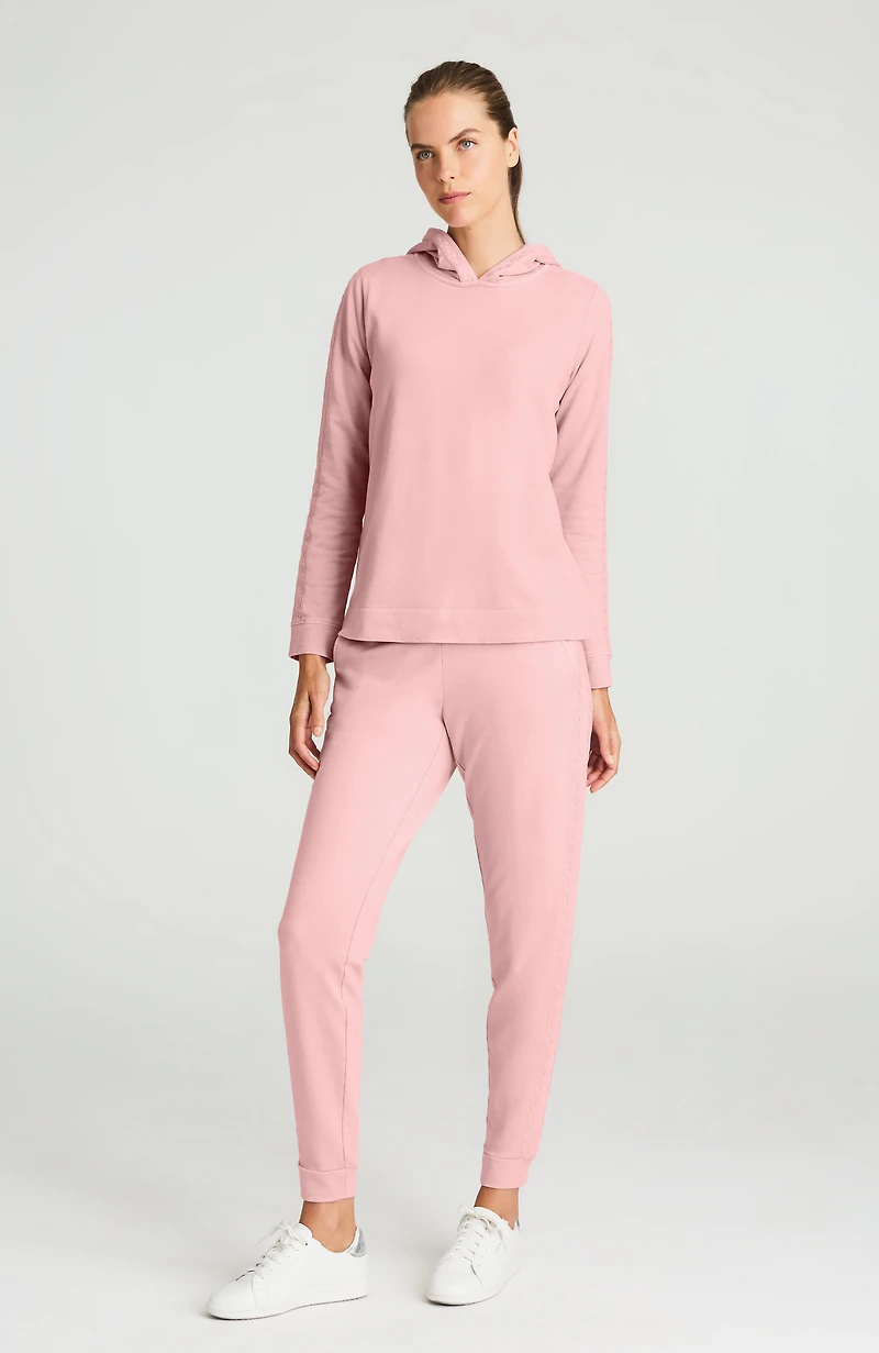 fit embroidered hoodie